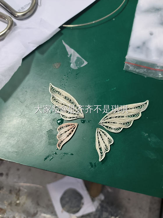 花丝蝴蝶_金工饰品制作