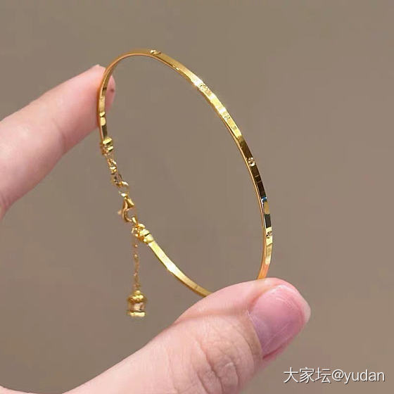 能戴几天的小羊毛～_手镯金