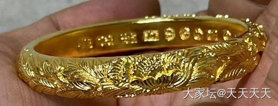 假如~只能拥有①只金镯_手镯金