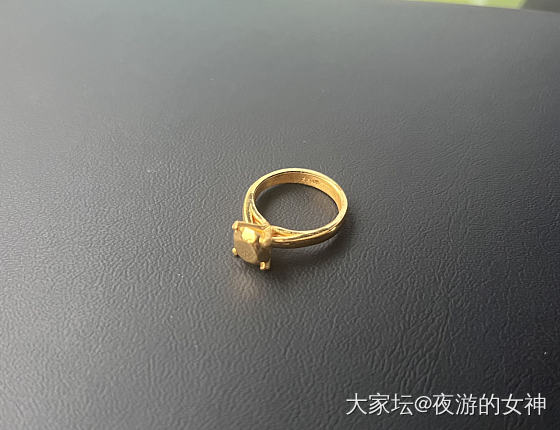 我的两克拉钻戒💍到手啦😆_戒指金