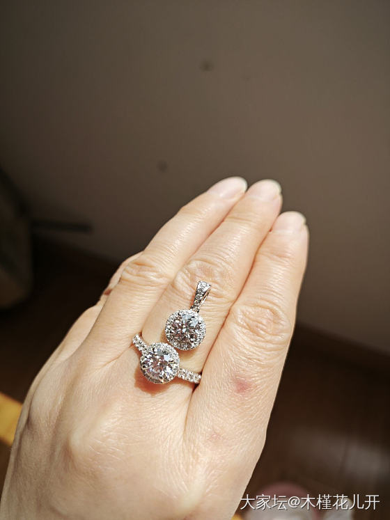 想看看姐妹们的培育钻戒_戒指培育钻