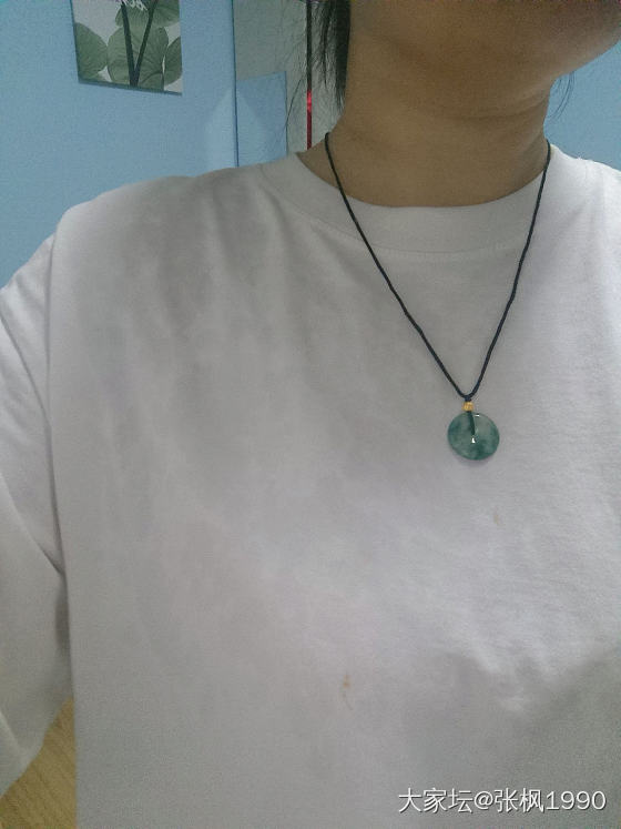 今日雨闷灯暗（上身效果图来了）_平安扣翡翠