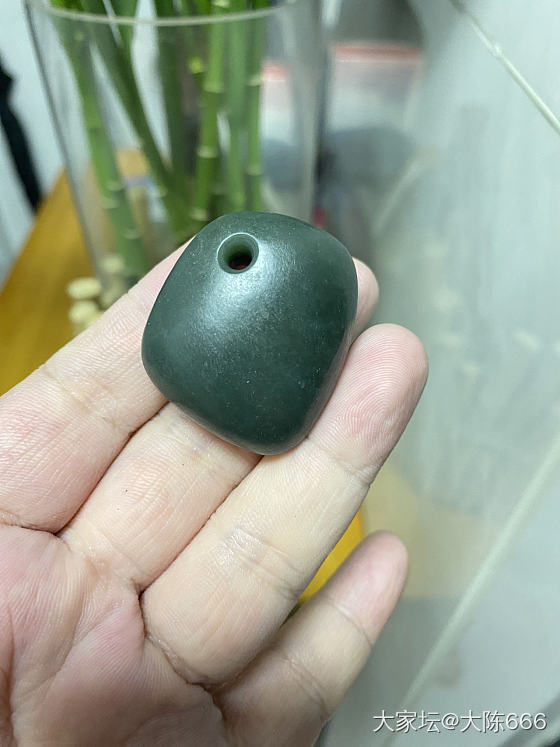 熬夜磨个小石头_和田玉