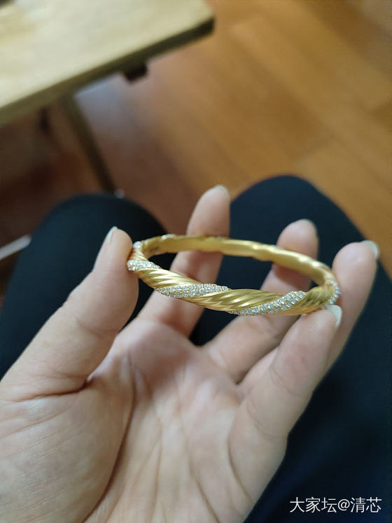 点钻麻花手镯到了_金