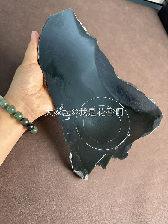 20KG新疆和田玉塔青料切料纪实_和田玉