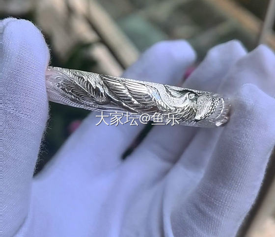 晒晒刚刚收到的美镯_手镯银
