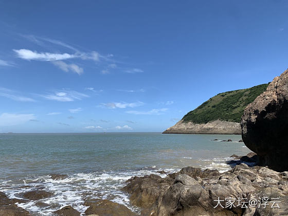 农历十五退潮后看到三蒜岛洞穴_景色旅游