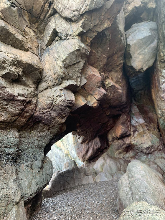 农历十五退潮后看到三蒜岛洞穴_景色旅游