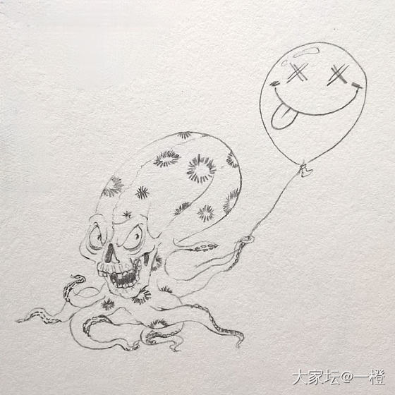 🐙🎈_手绘