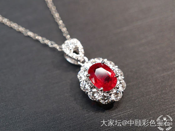 ##中颐天然缅甸鸽血红红宝石吊坠##  1.07ct_红宝石名贵宝石