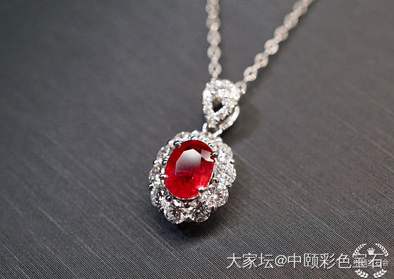 ##中颐天然缅甸鸽血红红宝石吊坠##  1.07ct_红宝石名贵宝石