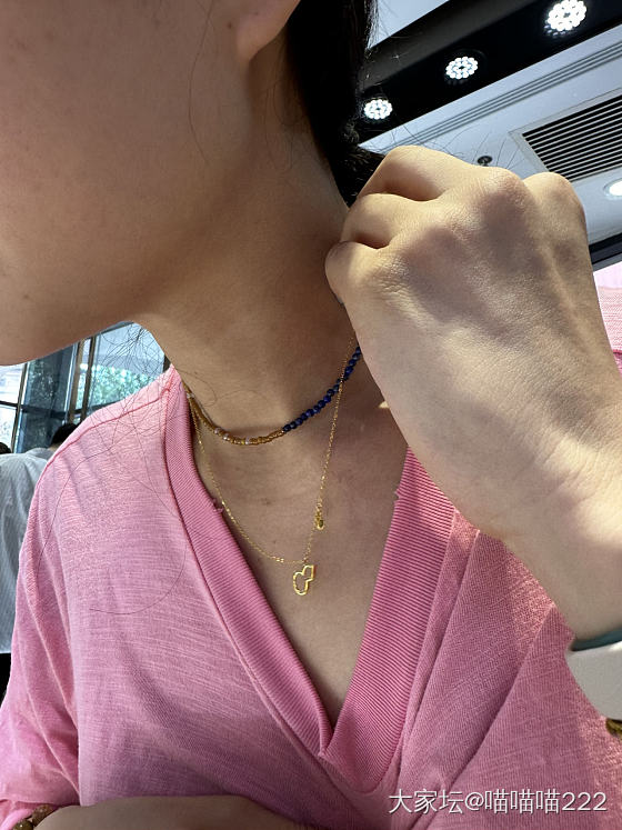 纠结！大家帮我看看哪个项链好看_金