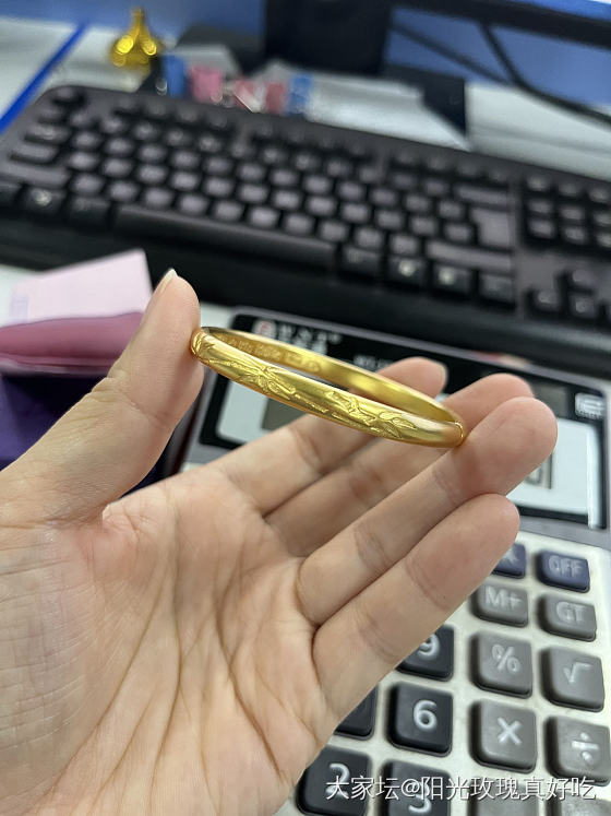 开口竹返工后的效果_打金