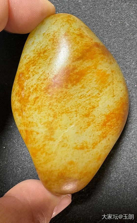 金芒果_收藏玉石和田玉