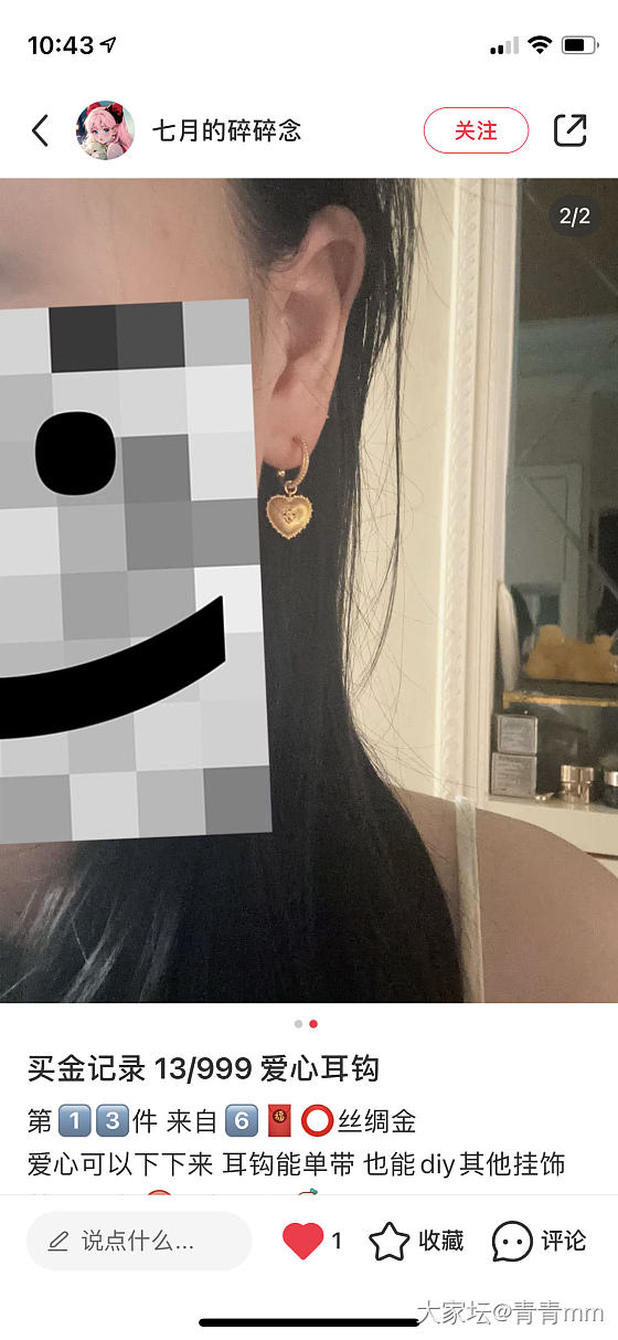美丽的耳饰_金