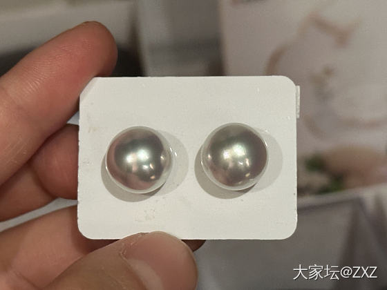 新入手一对凤凰极光12mm_珍珠