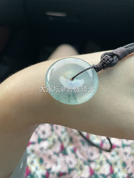 中秋快乐呀，平安扣手镯配套_吊坠翡翠