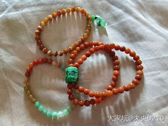 晒一晒入门的翠翠_搭配翡翠