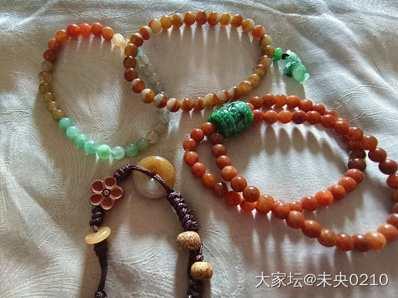 晒一晒入门的翠翠_搭配翡翠