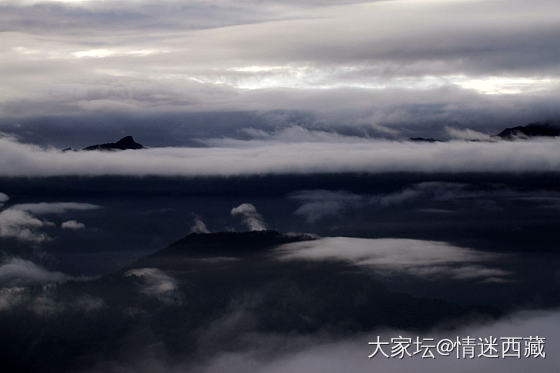 二郎山喇叭河云海_摄影