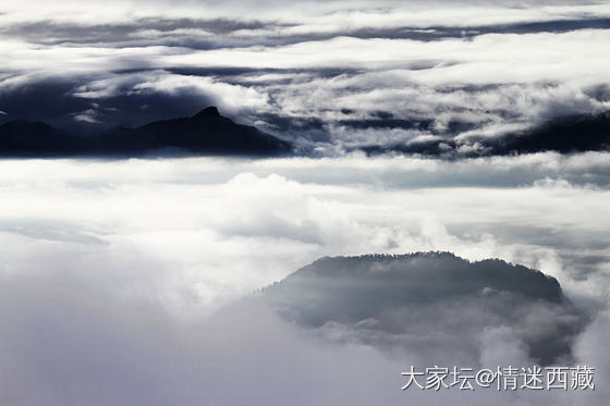 二郎山喇叭河云海_摄影