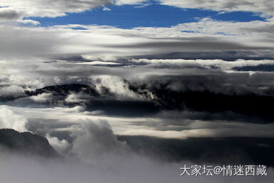 二郎山喇叭河云海_摄影