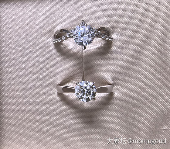 想看看大家的1895钻戒_钻石