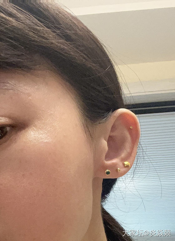 有没有四个耳洞的姐妹求个图_耳饰