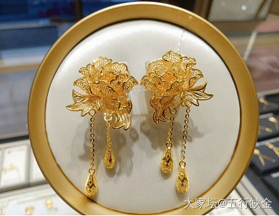 晒晒黄金首饰里你最喜欢的花_金