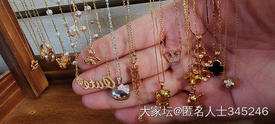 黄金K金吊坠，钻戒💍，彩宝，珍珠饰品