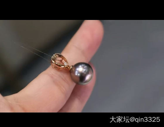 18k金镶嵌黄水晶吊坠，主石:29.5ct_金