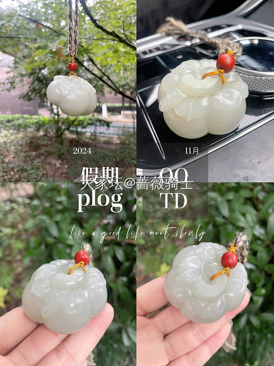 柿子全家福，以及最大的籽料柿子_把玩件和田玉