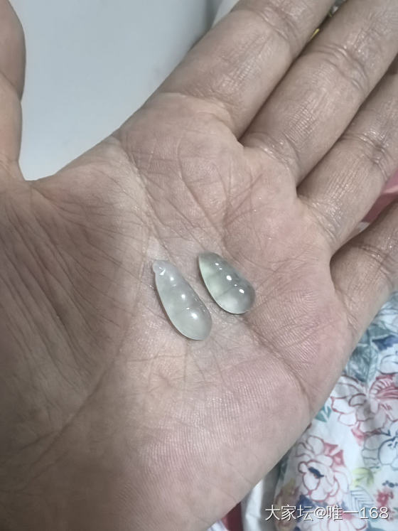 新收到一个胖乎乎的翡翠胶豆子_翡翠