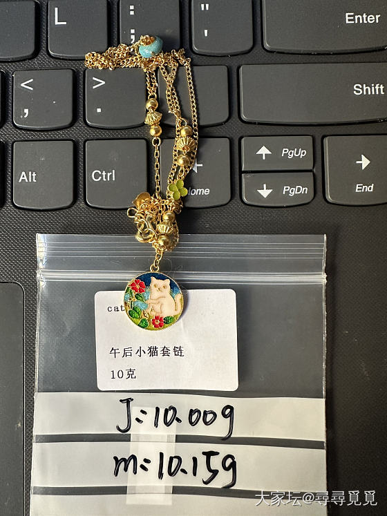 午后小猫😻萌动了老阿姨的少女心～_项链福利社金