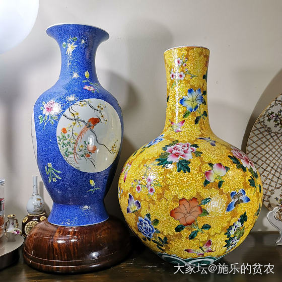 乾隆年制瓷器二件比对_收藏