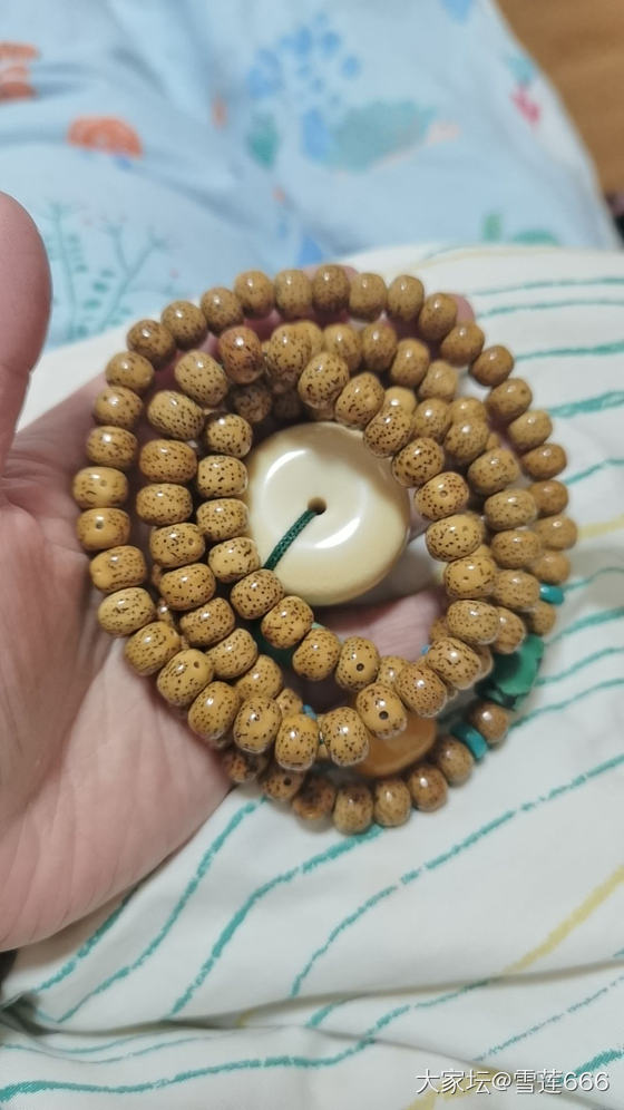 盘了快十年的星月_珠串菩提子