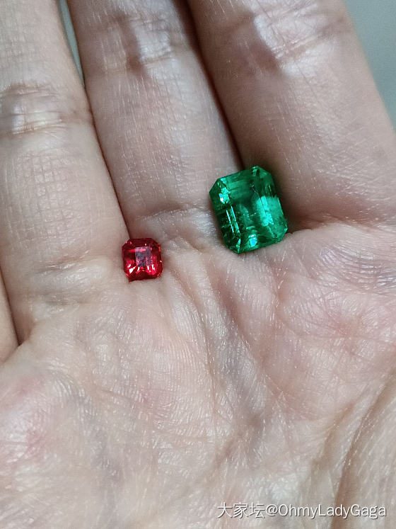 红配绿，________名贵宝石