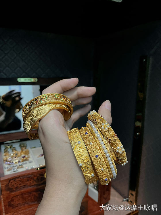 镯子合集_手镯金