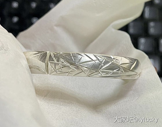 素华虎竹_匠人手镯银