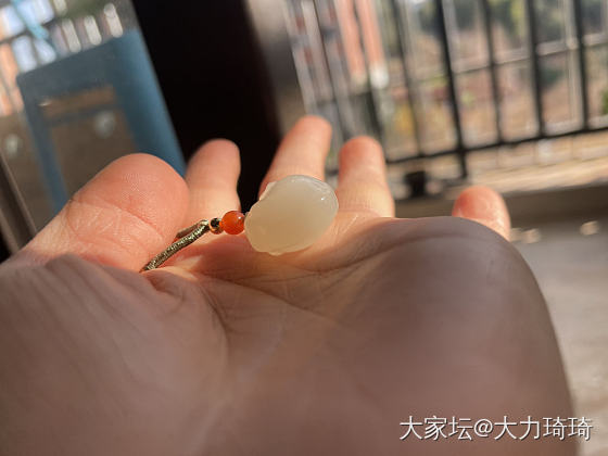 这是我的第一个和田玉吊坠!各位大佬可以帮我品鉴下品质吗!_玉石和田玉