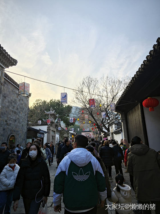 今天惠山古镇挤爆了_旅游