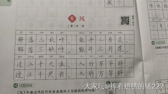 一年级娃的字_育教亲子