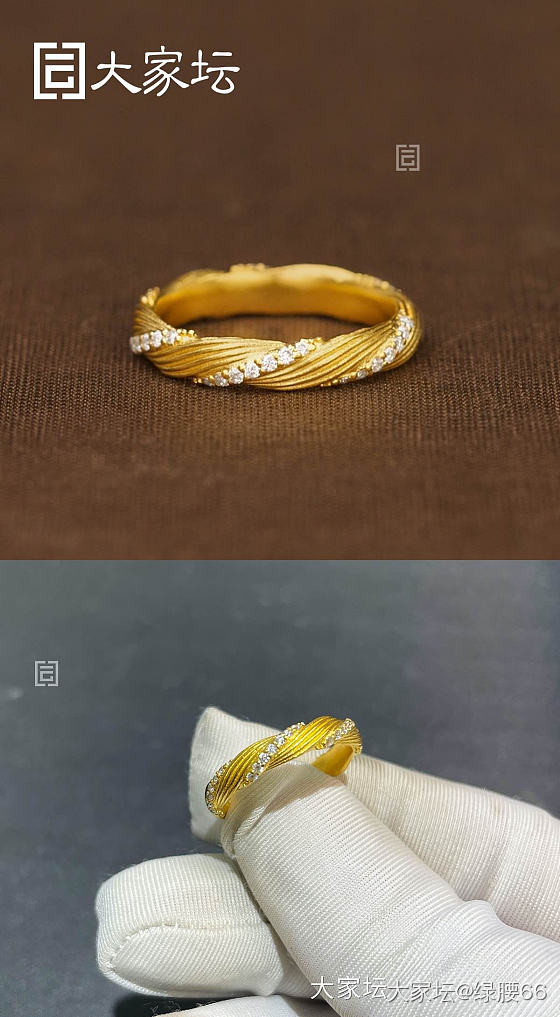 想买个黄金戒指求婚用，再买一对培育钻的对戒都有什么选择？请姐姐们晒图参考，谢谢。_培育钻金
