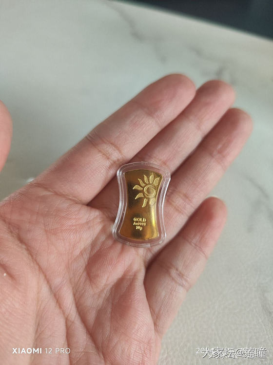 晒一个小众的金铤_把玩件金