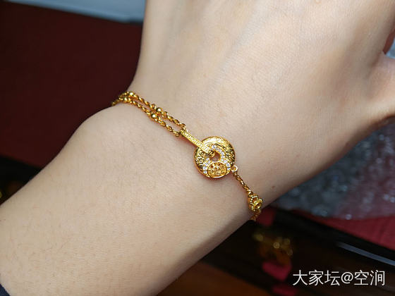 情人节礼物 大福设计师真是个天才啊啊啊_手链金