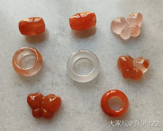 最近迷上了小配饰，买了一堆_玉石玉髓玛瑙和田玉