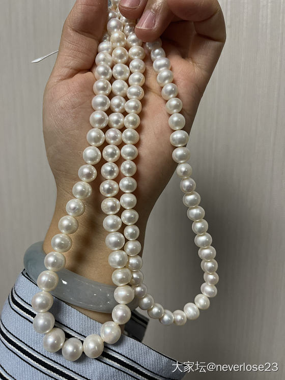 留哪条？_项链珍珠