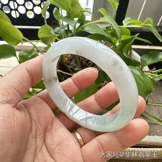 放漏-冰胶黄加绿正圈57mm_翡翠