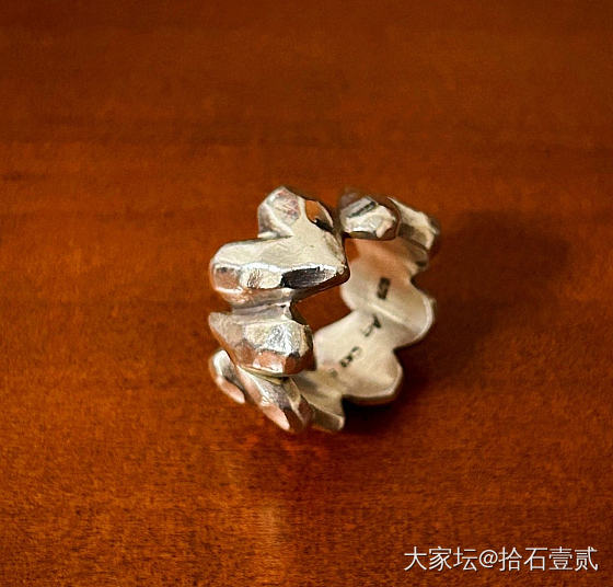 心有所属-德国带回心形围绕款设计师戒指_首饰925银