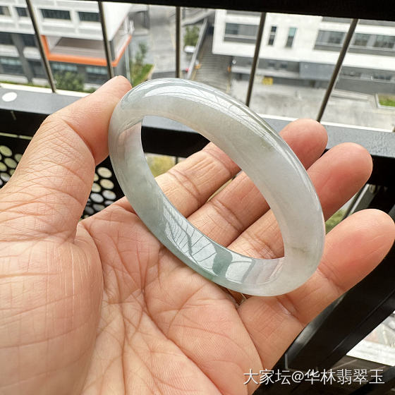 放漏-冰种贵妃手镯54mm_翡翠